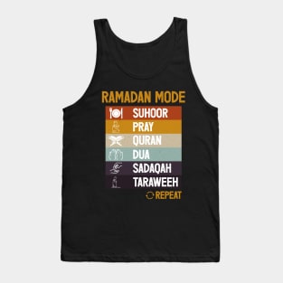 Vintage Ramadan Mode on Fasting Month Tank Top